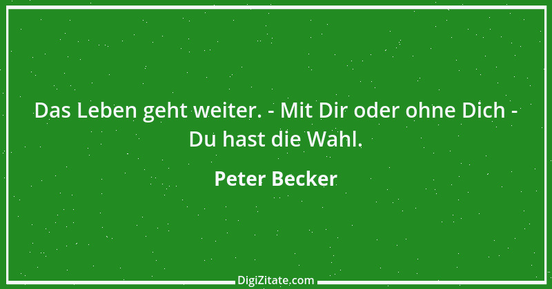 Zitat von Peter Becker 33