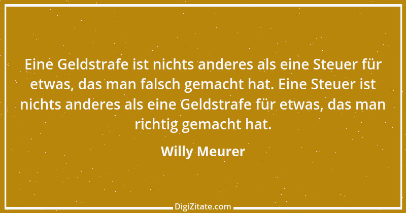 Zitat von Willy Meurer 1267