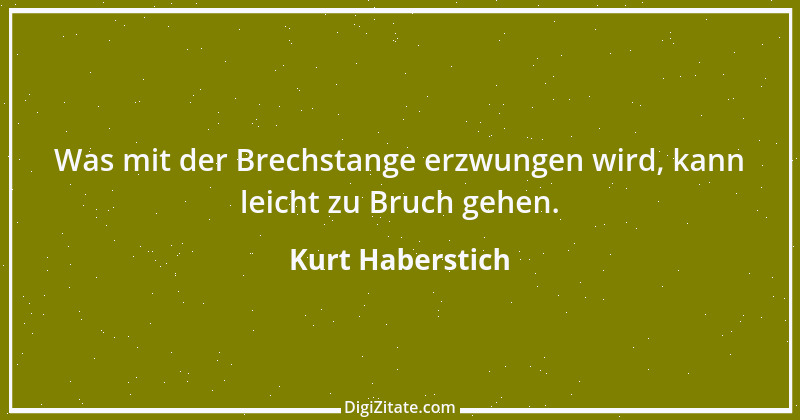 Zitat von Kurt Haberstich 170