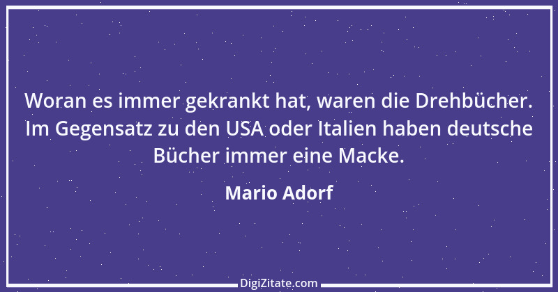 Zitat von Mario Adorf 24