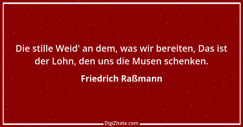 Zitat von Friedrich Raßmann 1