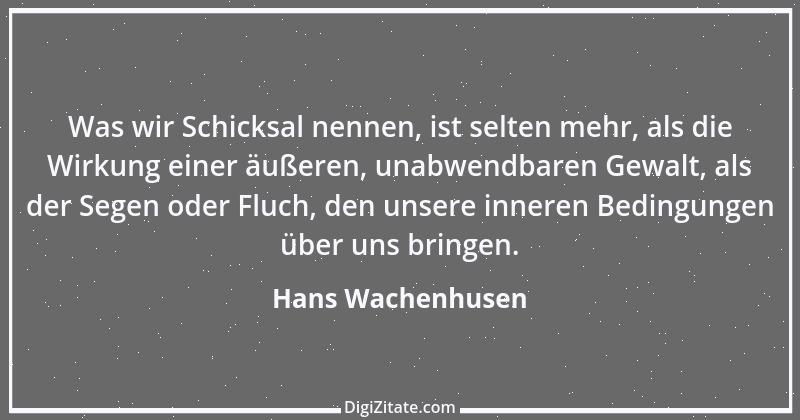 Zitat von Hans Wachenhusen 1