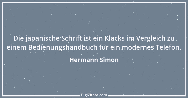 Zitat von Hermann Simon 44