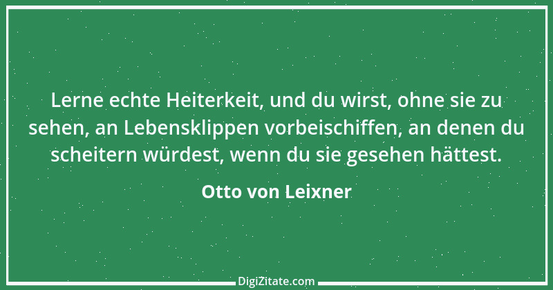 Zitat von Otto von Leixner 267