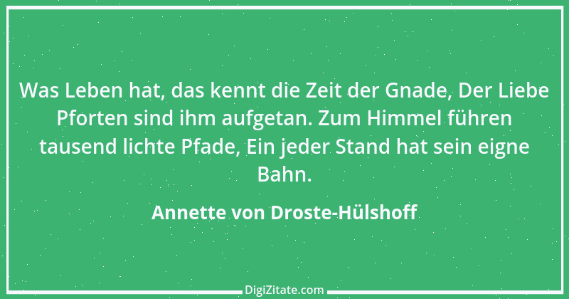 Zitat von Annette von Droste-Hülshoff 24