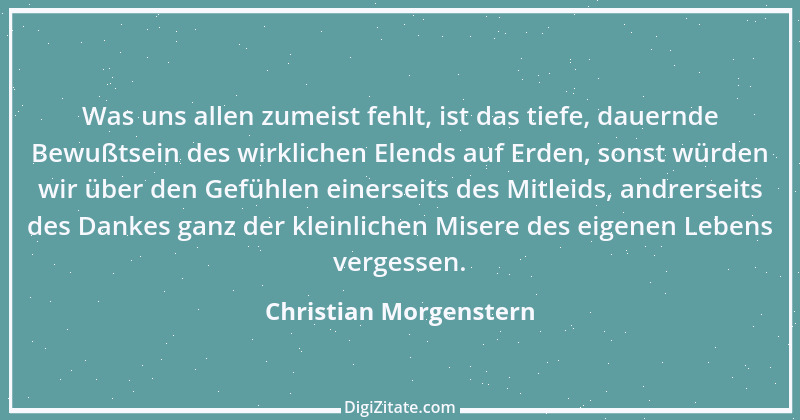 Zitat von Christian Morgenstern 492