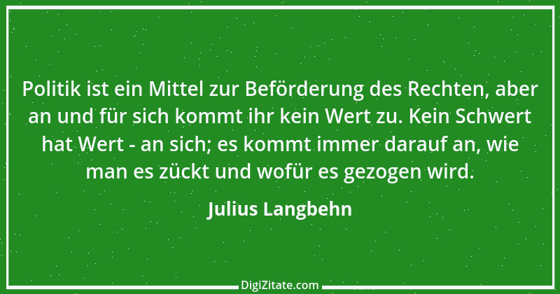 Zitat von Julius Langbehn 80