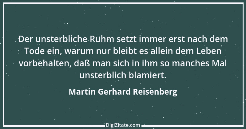 Zitat von Martin Gerhard Reisenberg 2284