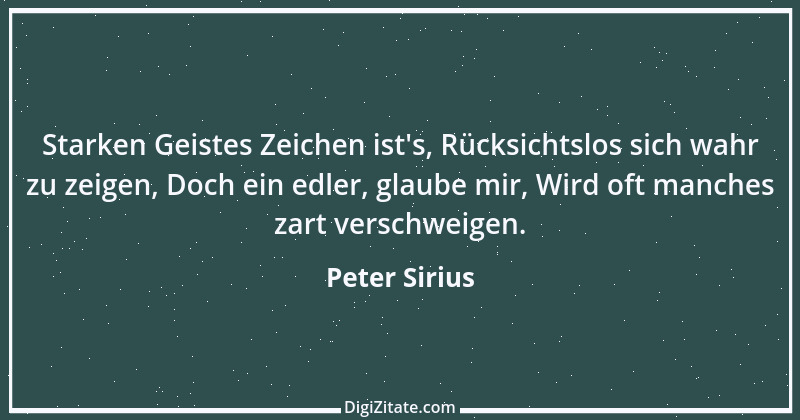 Zitat von Peter Sirius 369