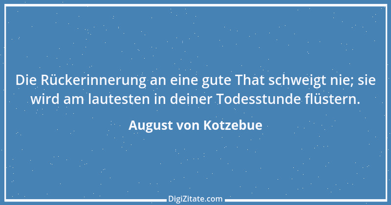 Zitat von August von Kotzebue 26