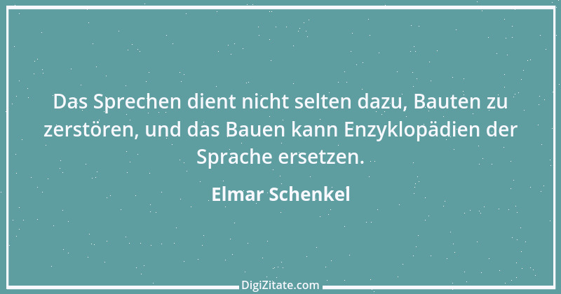 Zitat von Elmar Schenkel 183