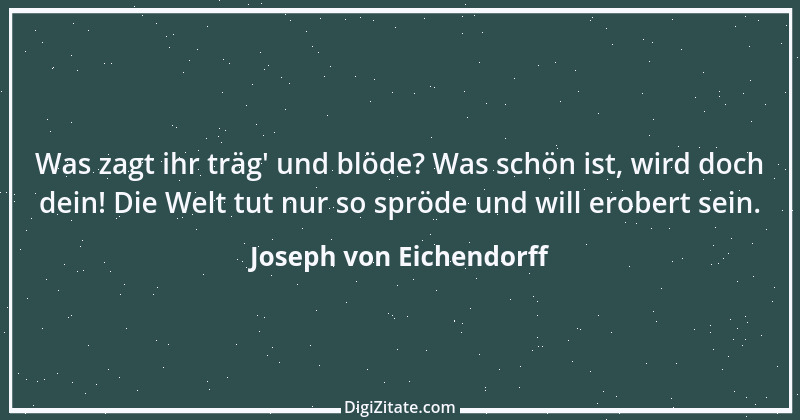 Zitat von Joseph von Eichendorff 65