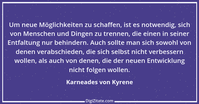 Zitat von Karneades von Kyrene 12