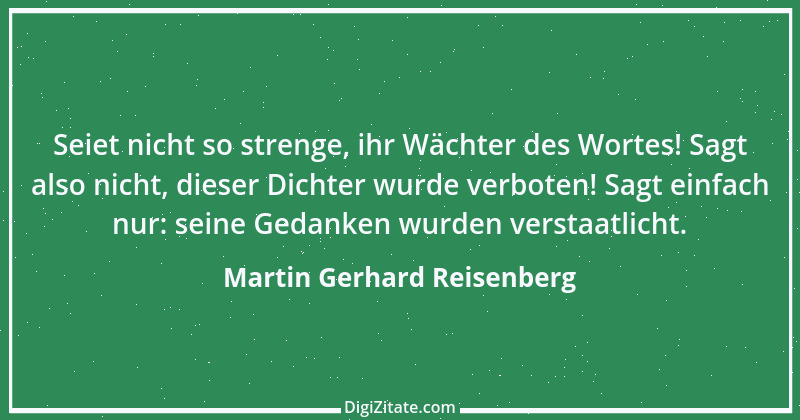 Zitat von Martin Gerhard Reisenberg 2285