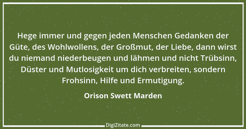 Zitat von Orison Swett Marden 12