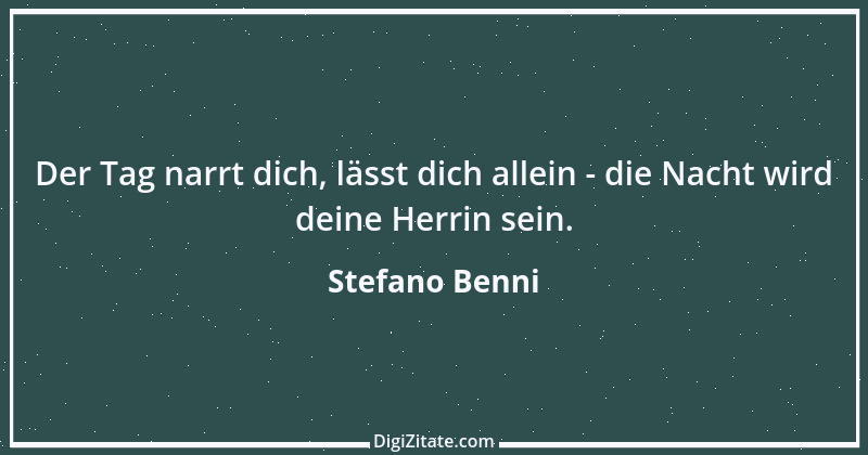 Zitat von Stefano Benni 2