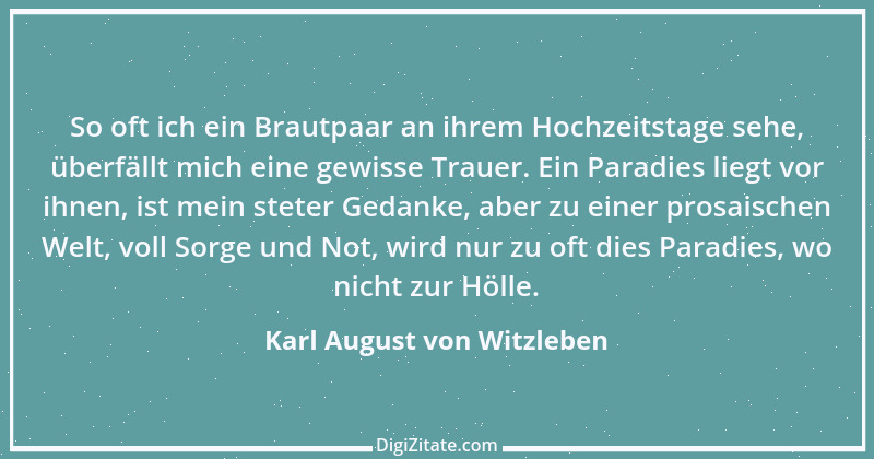 Zitat von Karl August von Witzleben 1