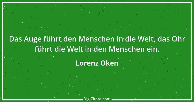 Zitat von Lorenz Oken 2