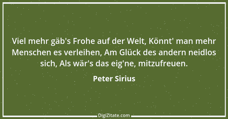 Zitat von Peter Sirius 371