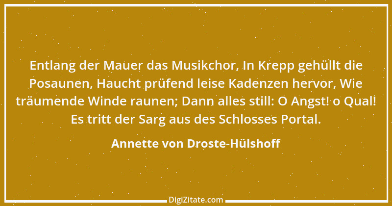 Zitat von Annette von Droste-Hülshoff 27