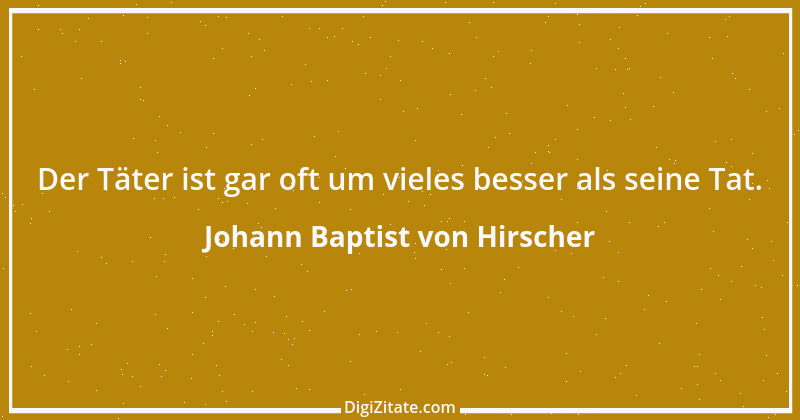 Zitat von Johann Baptist von Hirscher 3