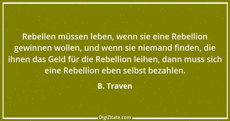 Zitat von B. Traven 70