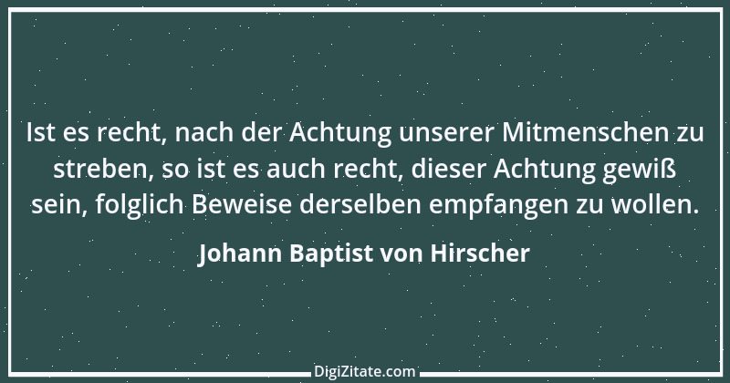 Zitat von Johann Baptist von Hirscher 4