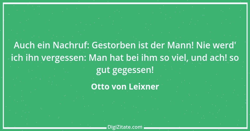 Zitat von Otto von Leixner 272