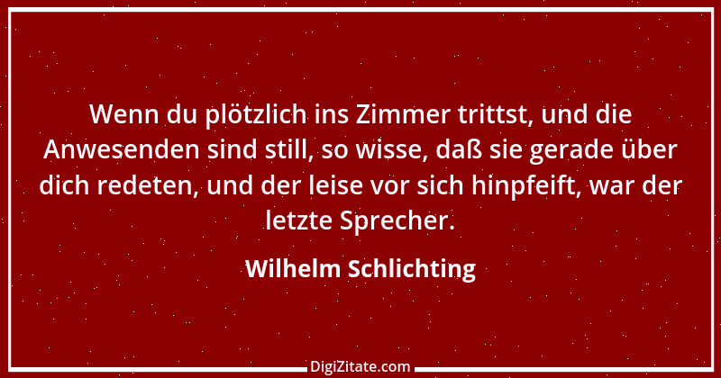 Zitat von Wilhelm Schlichting 55