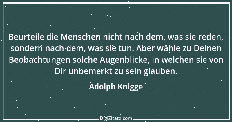 Zitat von Adolph Knigge 31