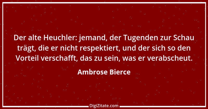 Zitat von Ambrose Bierce 204