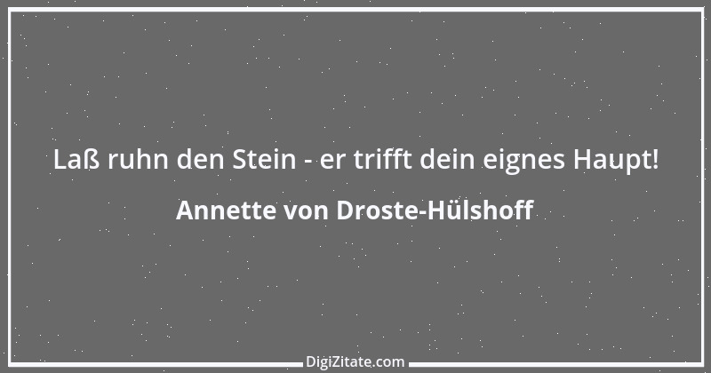 Zitat von Annette von Droste-Hülshoff 29