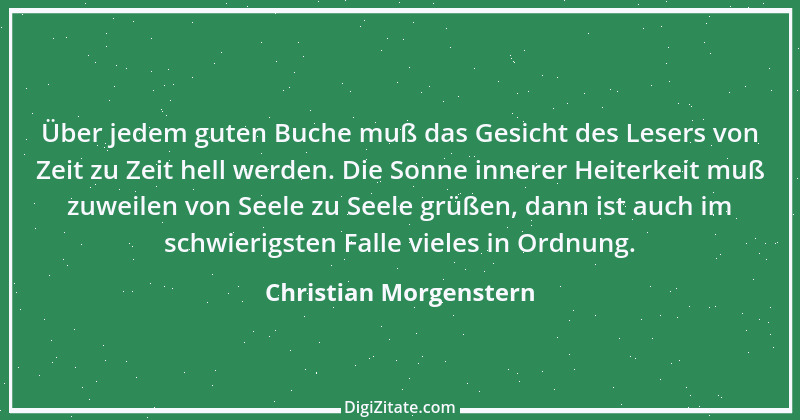 Zitat von Christian Morgenstern 497