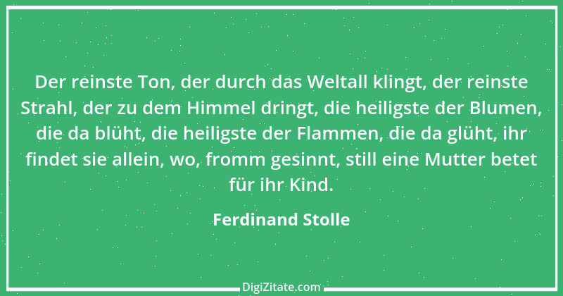 Zitat von Ferdinand Stolle 1