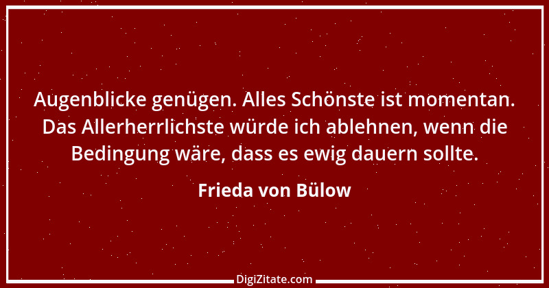 Zitat von Frieda von Bülow 2