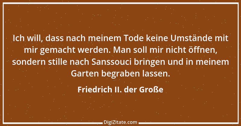 Zitat von Friedrich II. der Große 126