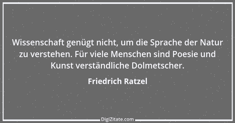 Zitat von Friedrich Ratzel 6