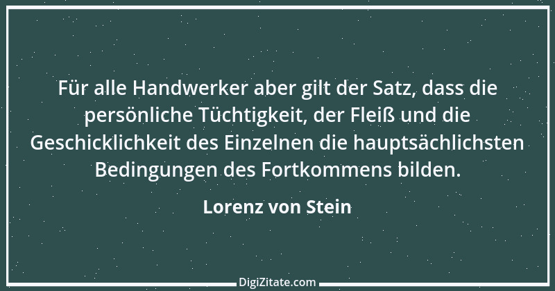 Zitat von Lorenz von Stein 1