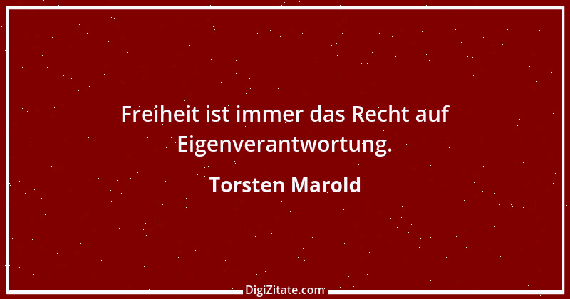 Zitat von Torsten Marold 152