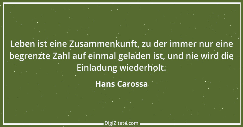 Zitat von Hans Carossa 4