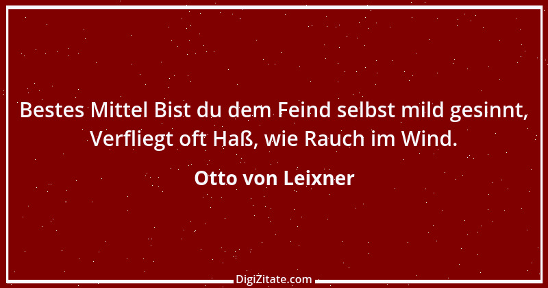 Zitat von Otto von Leixner 274