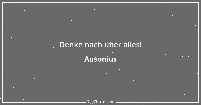 Zitat von Ausonius 7