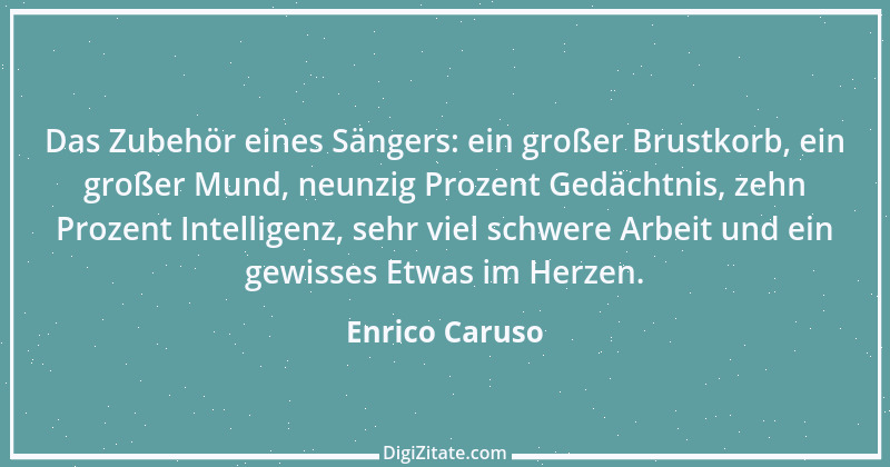 Zitat von Enrico Caruso 3