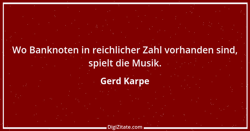 Zitat von Gerd Karpe 1