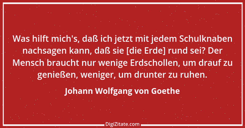 Zitat von Johann Wolfgang von Goethe 1751