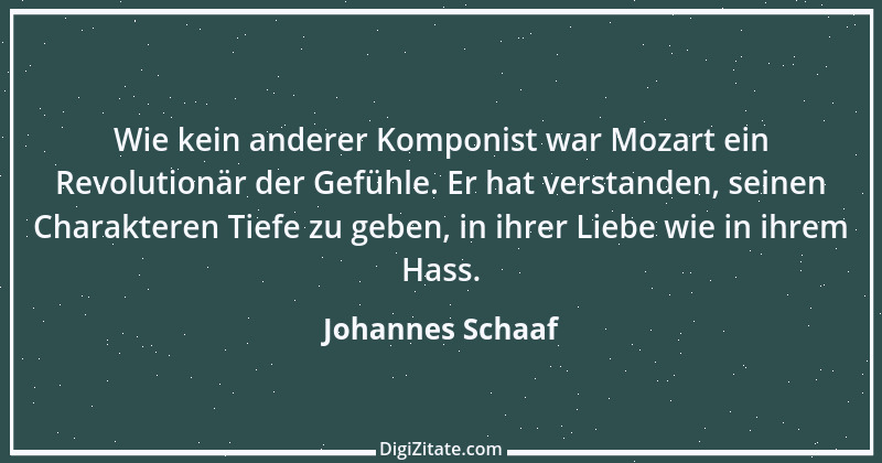 Zitat von Johannes Schaaf 1