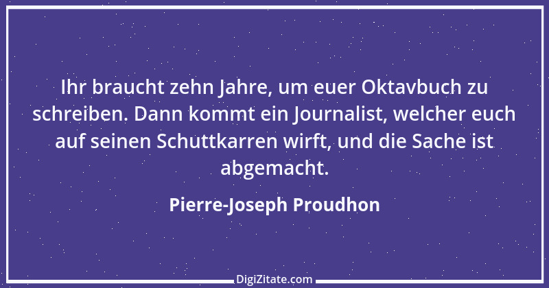 Zitat von Pierre-Joseph Proudhon 7