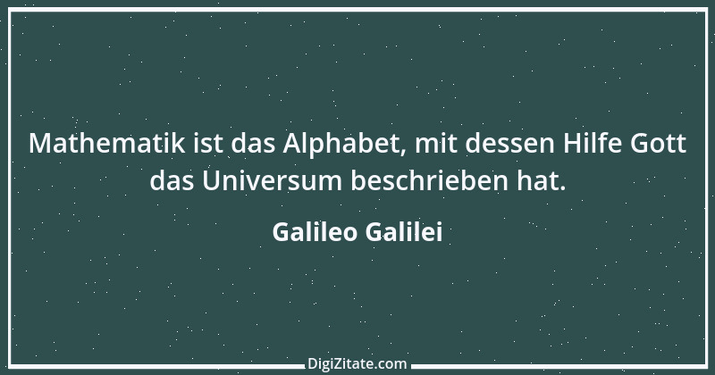 Zitat von Galileo Galilei 20