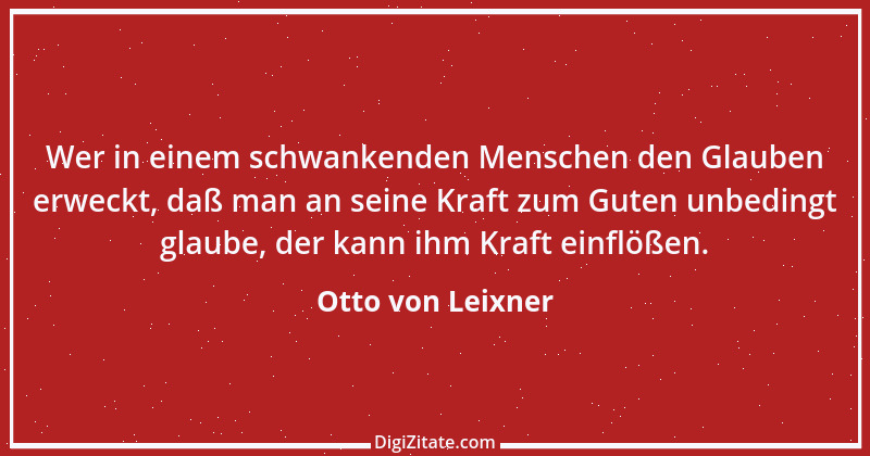 Zitat von Otto von Leixner 275