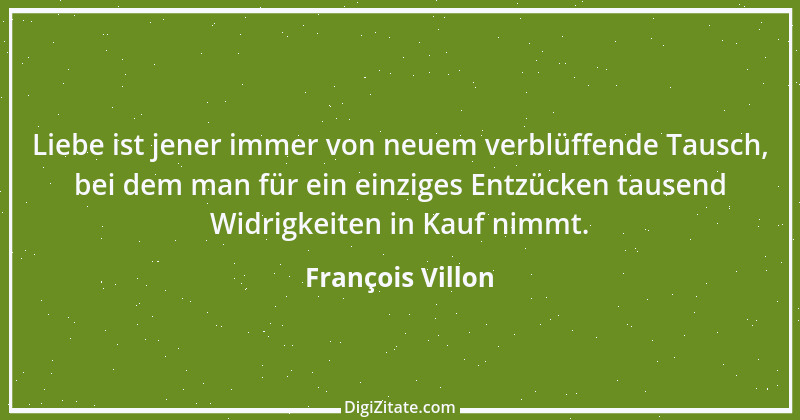 Zitat von François Villon 2